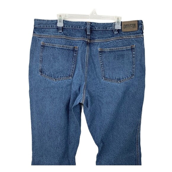 Duluth Trading Co Heavy Work Barn Jeans Men 40 X 27 Medium Wash Cotton - Picture 5 of 12